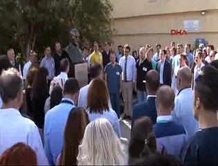Okmeydanı'nda sağlık çalışanlarından eylem
