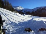 snowboarding