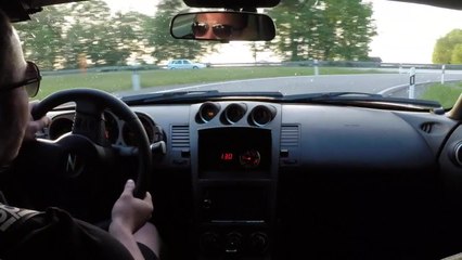 Exotic street race interrupted by surprise sleeper car