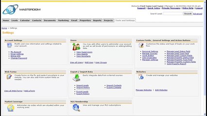 Masterdigm CRM Manage Sources