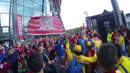 Les supporters du MKB Veszprém font le show ! (EHFFINAL4)