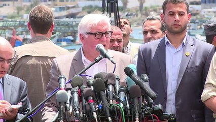 Le chef de la diplomatie allemande en visite à Gaza