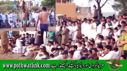 کلر سیداں میلہ کبڈی کا کانٹے دار مقابلہ ،بجلی ،ناگ تے پٹھان نے وارے