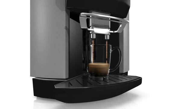 Animation 3D Espresso intégrée dans notre application 3Dswipe pour Krups Automatic Expresso