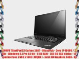 LENOVO ThinkPad X1 Carbon 20A7 - Ultrabook - Core i7 4600U / 2.1 GHz - Windows 8.1 Pro 64-bit