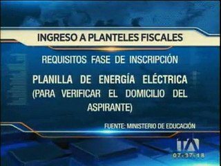 Inician las inscripciones para la educación fiscal en el régimen sierra