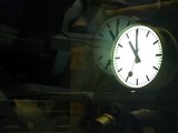 Swiss Railway Clock by Hans Hilfiker