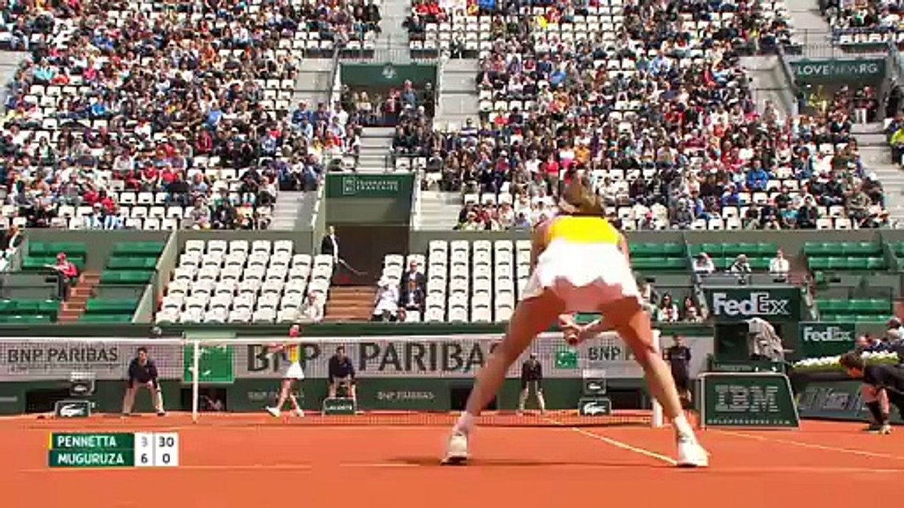Fransa Açık : HLTS Pennetta - Muguruza
