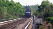 Konkan Railway - Deadly WDM3D Duronto Express blast at 110 kmph!!