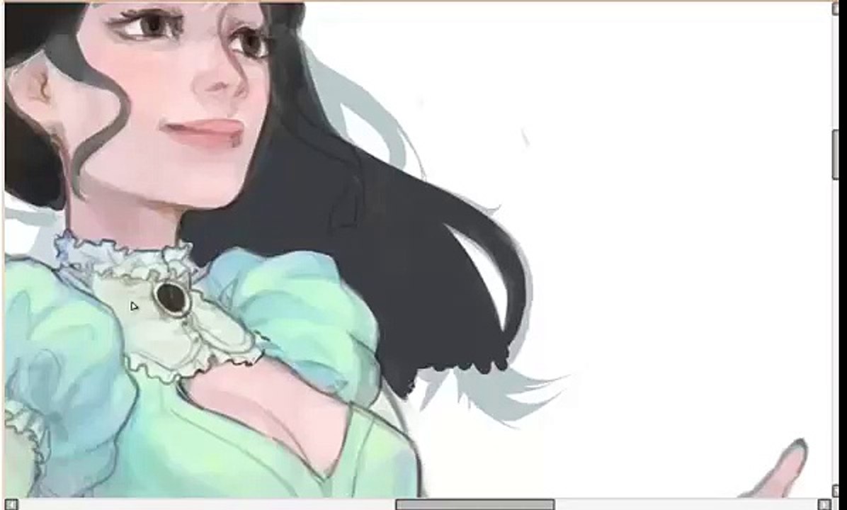 Speedpaint (Paint Tool SAI) hair