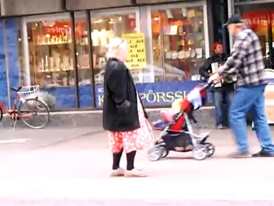 Finnish drunk woman