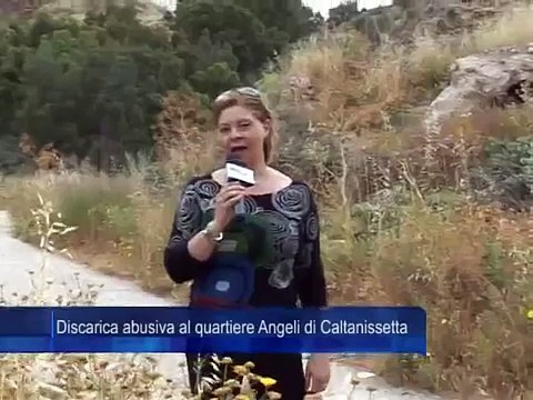 Discarica abusiva al quartiere Angeli di Caltanissetta