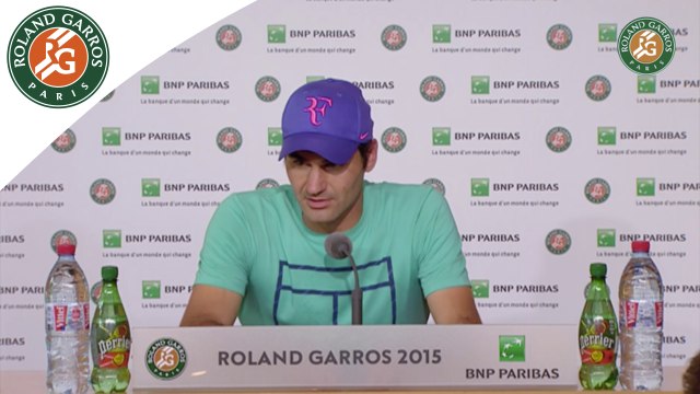 Conférence de presse Roger Federer Roland-Garros 2015 / 8e de finale
