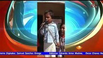 Niño Cora sorprende al cantar el himno nacional en Nayarit México 29 noviembre 2013