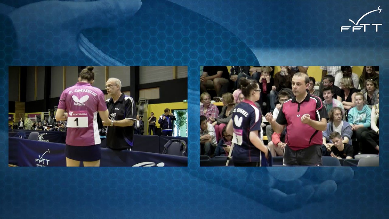 Finale Simple Juniors filles : Pauline Chasselin - Océane Guisnel /France 2015