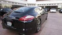 2010 Porsche Panamera Turbo Basalt Black in Beverly Hills 90210 @porscheconnection