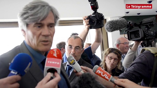 Morlaix. Visite de Stéphane Le Foll à la CCI