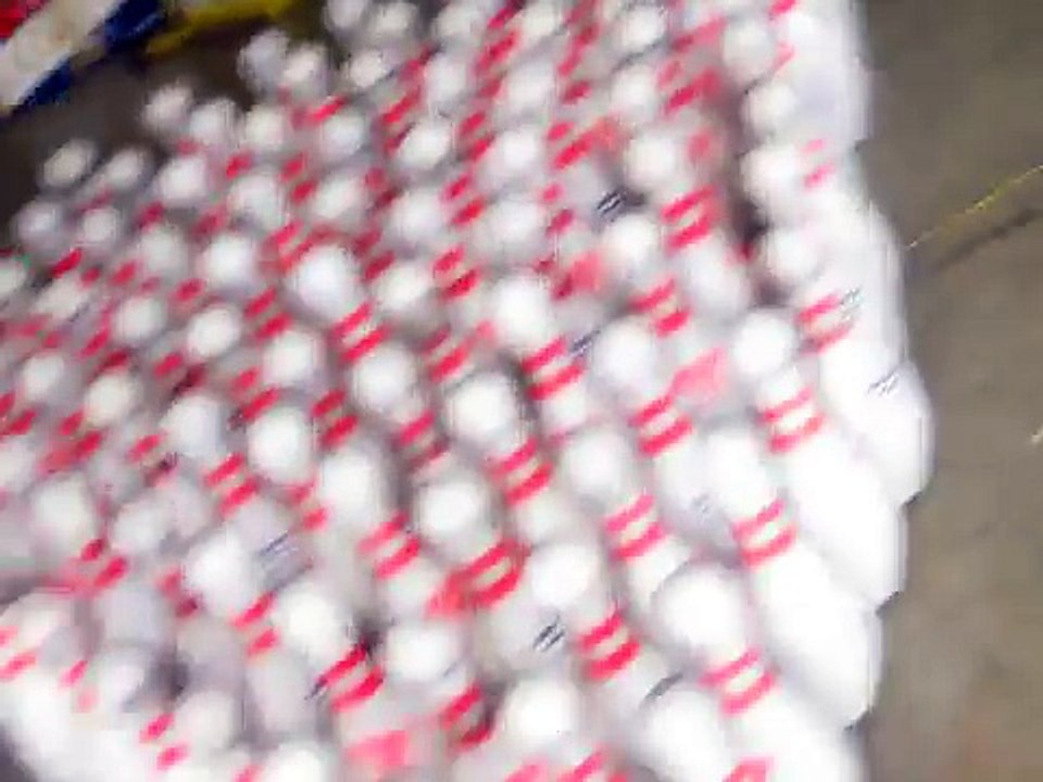 100 pin bowling in a garage