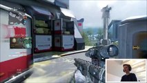 Call Of Duty AW One Shot Hardpoint knife die camper! (skypele HD)