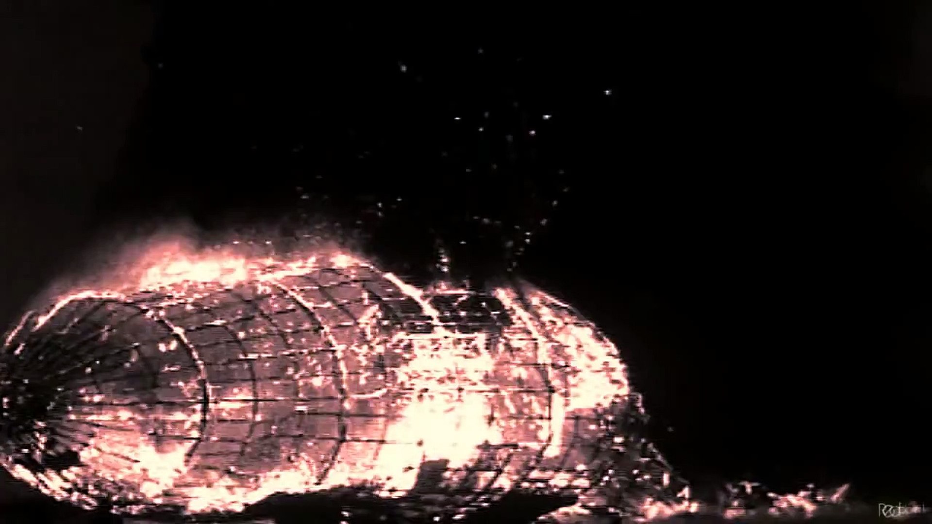 owalo design: Hindenburg Crash Color