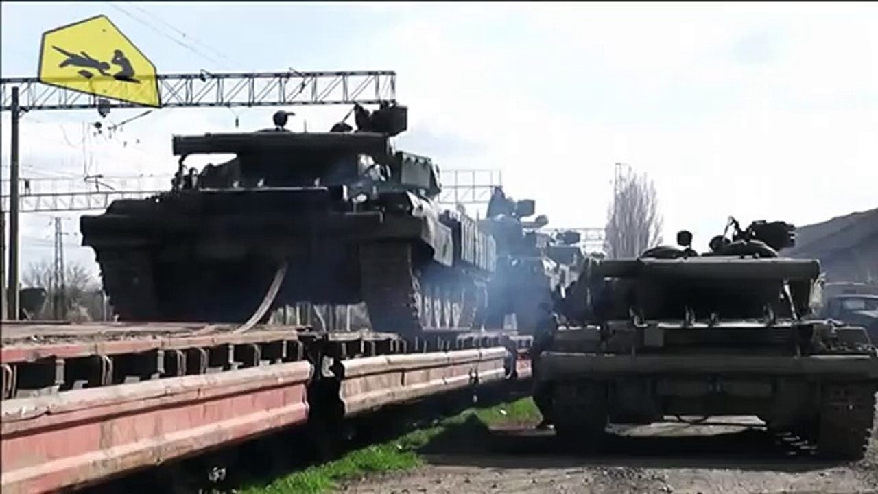 Украинские танки возвращаются домой