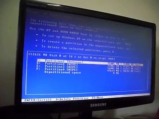 Steps to Install Windows XP