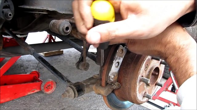 Toyota Rear Brake Pad and Rotor Change