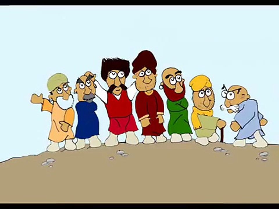 Os 7 sábios cegos e o elefante