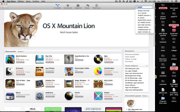 Tutoriel : serveur web ( mac 10.7, 10.8, 10.9 )