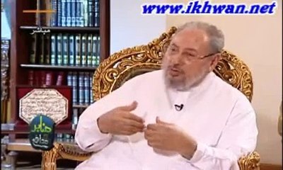 د / محمود عزت ود / محمد مرسي يدافعان عن أفكار سيد قطب 1 / 6