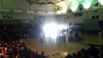 Clovis East High School Senior Rally 2011 (one man wolf pac