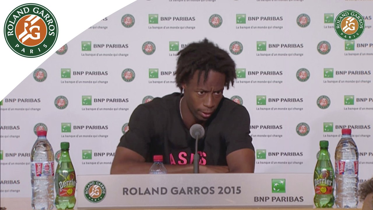 Conférence de presse Gaël Monfils Roland-Garros 2015 / 8e de finale