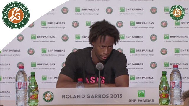 Conférence de presse Gaël Monfils Roland-Garros 2015 / 8e de finale