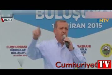 Erdoğan Iğdır'da 'sırtını dönen' HDP'lilere sert çıktı