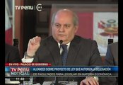 Pedro Cateriano no hará cuestión de confianza en pedido de facultades