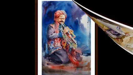 Paintings of Ghulam Abbas Kamangar (Pakistani Artist)
