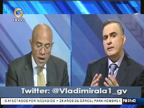 Saab: Permanentemente estamos informados sobre estado de salud de Ceballos y López