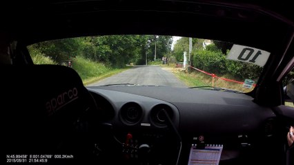 Rallye de Cieux Monts de Blond 2015 SEAT IBIZA CUPRA TDI A8 équipage ROBINET/PATIER