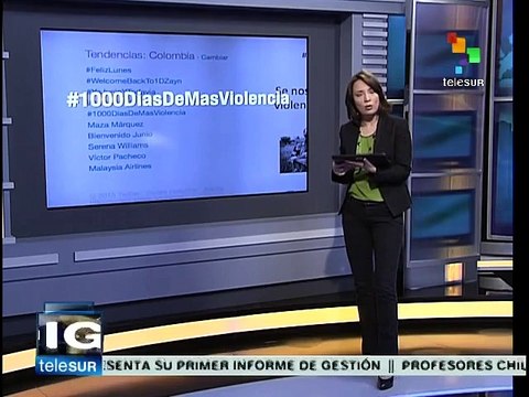 #1000DíasDeMásViolencia, tendencia en Colombia sobre minas antipersona