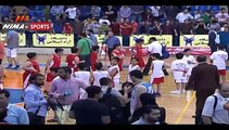 جشن قهرمانی مهرام در لیگ حرفه ای بسکتبال