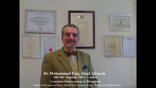 New treatment for Allergic Rhinitis by consultant surgeon & scientist Dr.Mohammed Faig Abad Alrazak