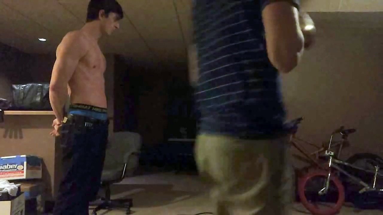 Punching Justin In The Stomach As Hard As I Can
