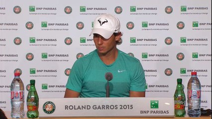 Roland Garros - Rafa Nadal: "Tengo ilusión por jugar contra el mejor del mundo"