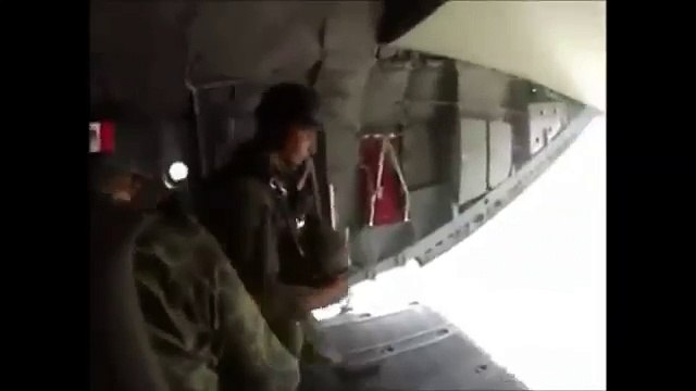 WATCH: Mexican Paratrooper Becomes Towed After Failed Plane Jump | Military Parachute Jump FAIL