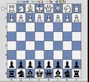Chess opening trap in Caro Kann defence Classical variation