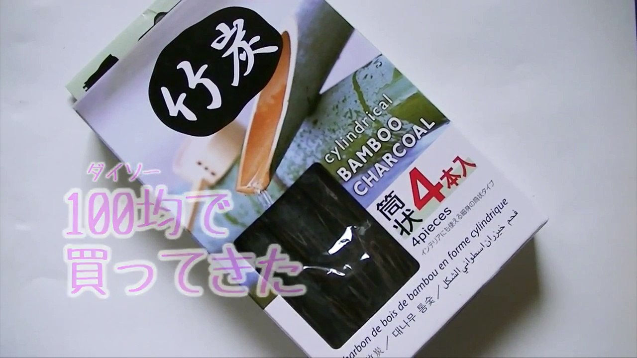 100均竹炭で魚シェルターを作る プレコ,エビ用にも DAISO $1 pleco caves ダイソー