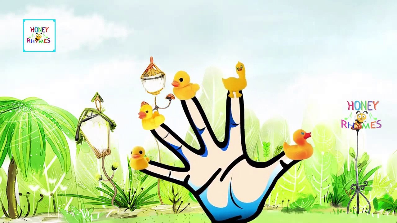 Donald Duck Finger Family Nursery Rhymes Cartoon Rhymes For Children