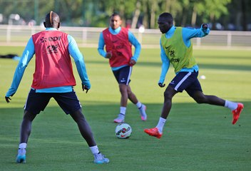 Le clip de la première séance des Bleus
