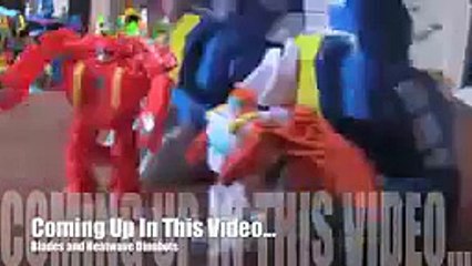 Dinobots Transformers Rescue Bot Toys - Blades the Pterodactyl and Heatwave The Brontosaurus