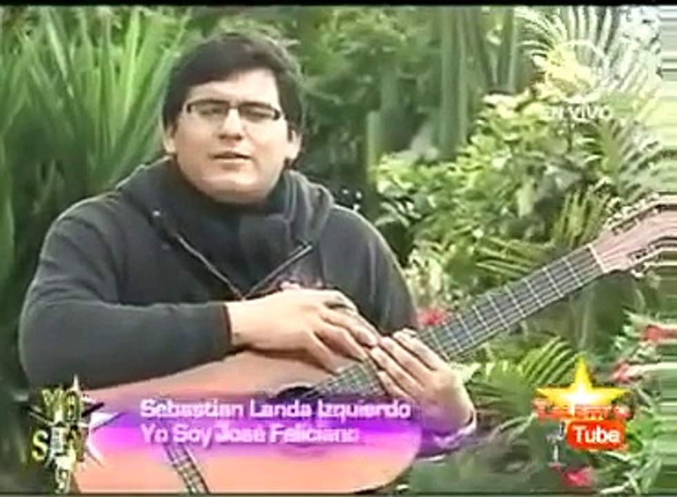 YO SOY JOSE FELICIANO [30/10/12]  "QUE SERA " EXTRAORDINARIO. CUARTA TEMPORADA . YO SOY PERU .